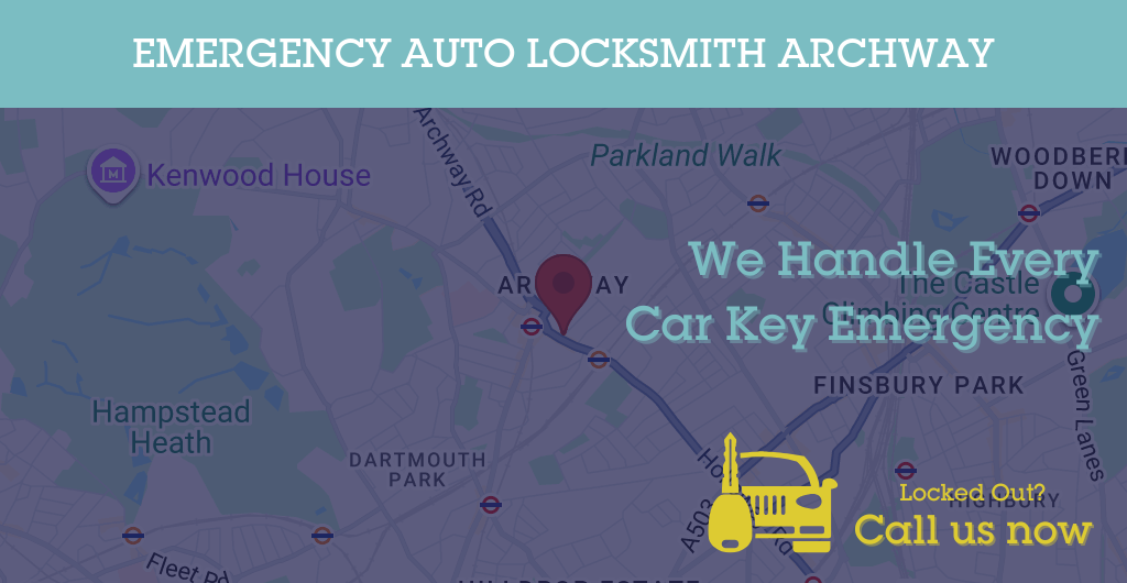 Auto Locksmith Services in Archway - N postcode