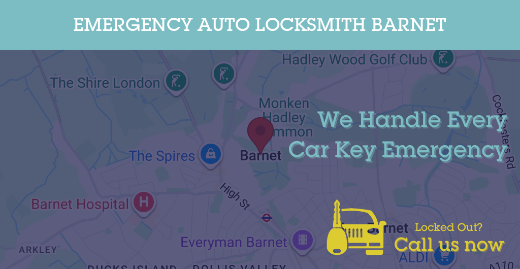 Auto Locksmith Services in Barnet - N postcode