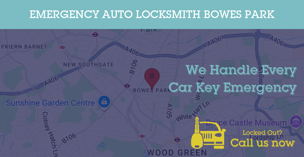 Auto Locksmith Services in Bowes Park - N postcode
