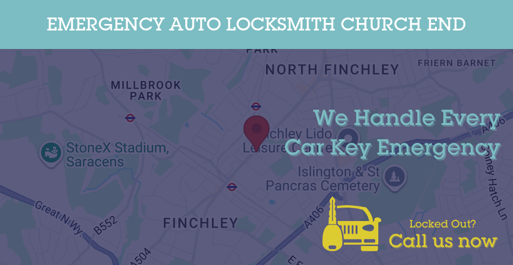 Auto Locksmith Services in Church End - N postcode