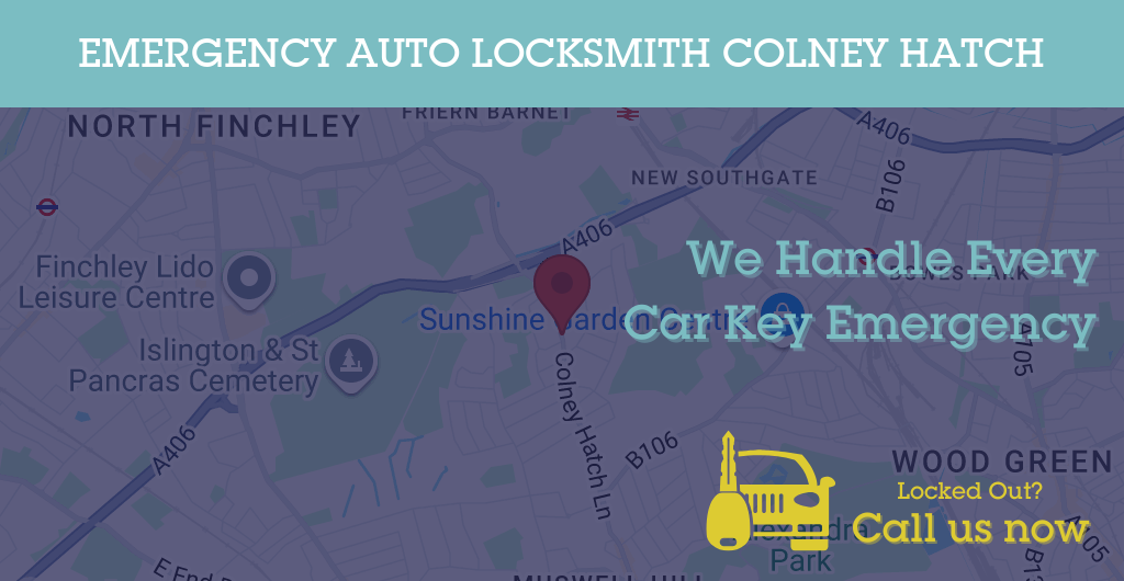 Auto Locksmith Services in Colney Hatch - N postcode