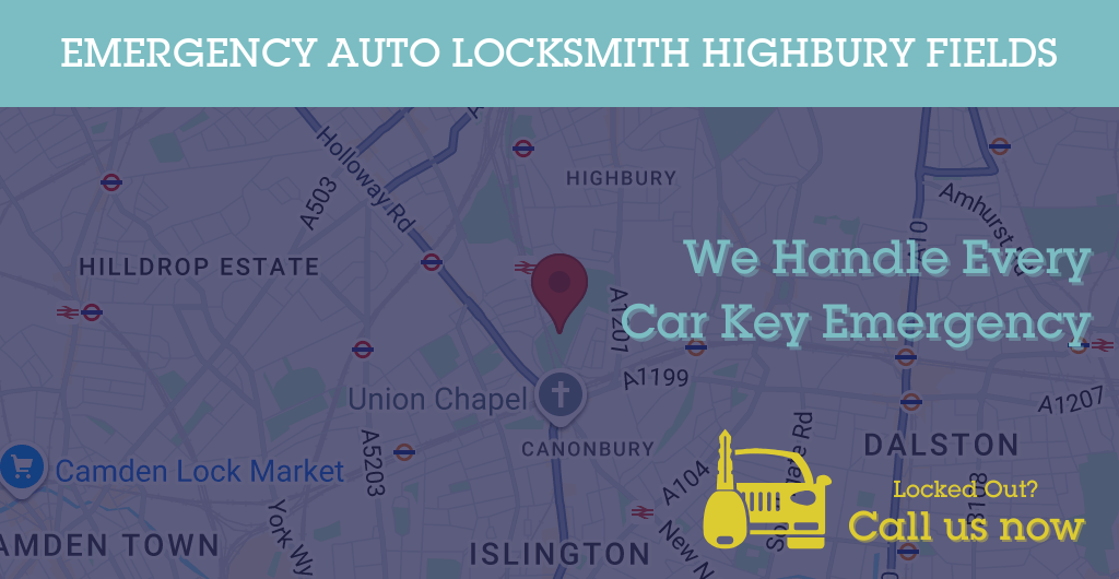 Auto Locksmith Services in Highbury Fields - N postcode