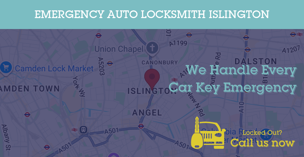 Auto Locksmith Services in Islington - N postcode