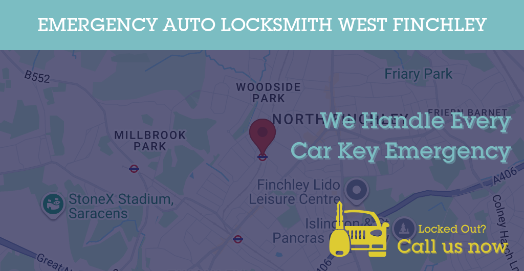 Auto Locksmith Services in West Finchley - N postcode