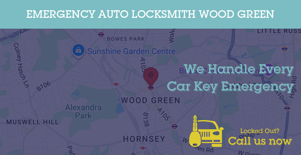Auto Locksmith Services in Wood Green - N postcode
